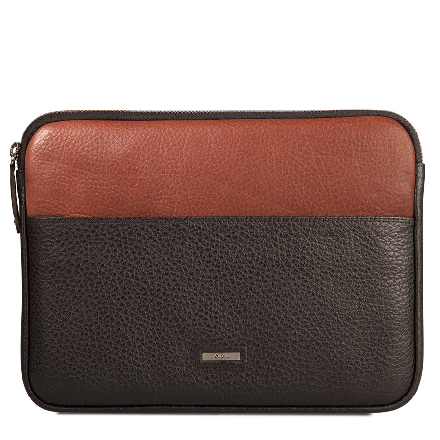 iPad Air and iPad Pro 11&quot; Zippered Leather Pouch - Vaja