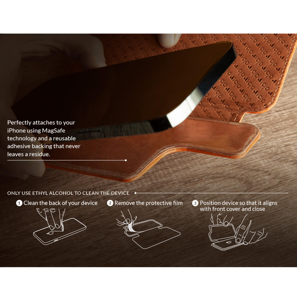 Nuova Pelle leather iPhone 12 Pro Max MagSafe case - Vaja
