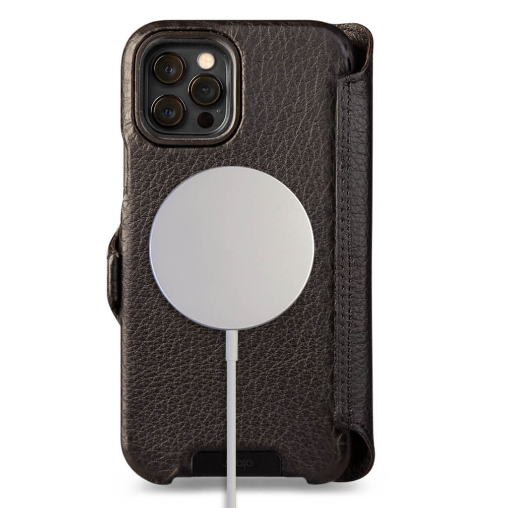 iPhone 12 Pro Max wallet leather case with MagSafe - Vaja