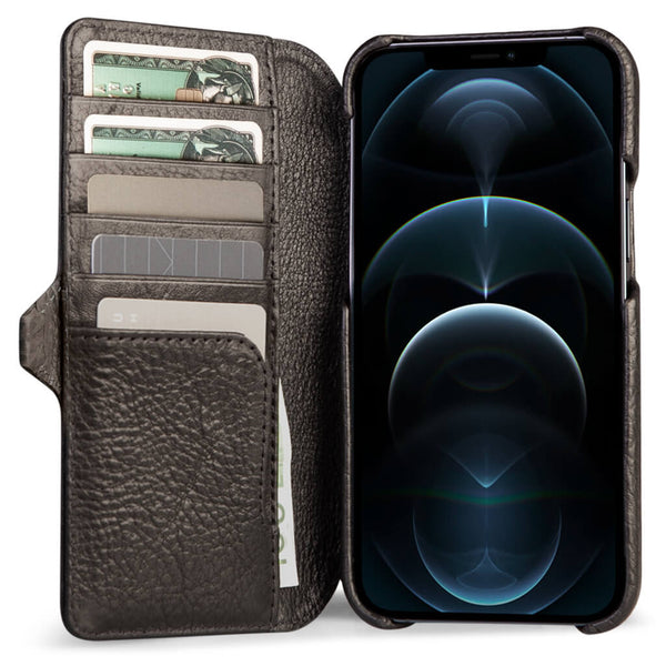 Apple Leather Wallet w/ Magsafe for iPhone 12, 12 Pro Max, 13 Pro Max