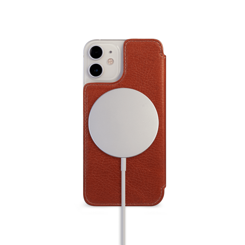 Nuova Pelle leather iPhone 12 Mini MagSafe case - Vaja