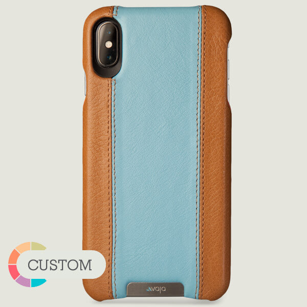 Custom Grip GT iPhone Xs Max Leather Case - Vaja