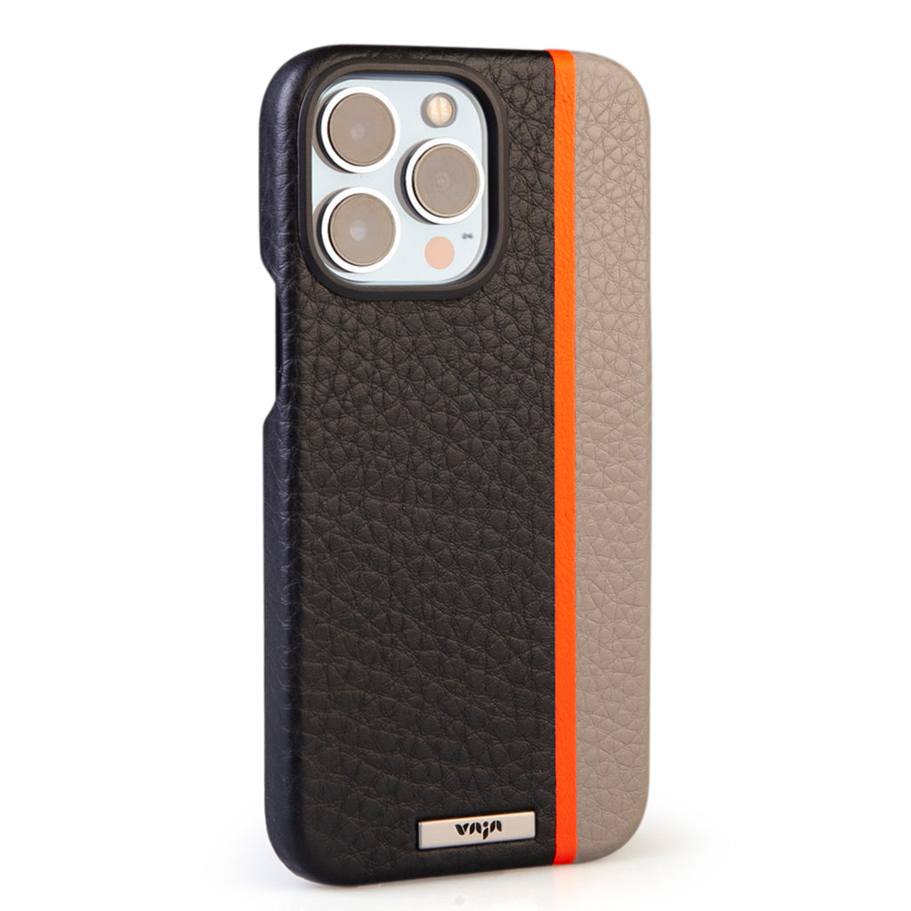 Custom GTR Grip iPhone 14 Pro Max leather case - Vaja