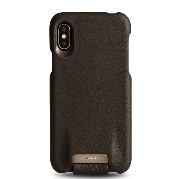 Top iPhone X / iPhone Xs Leather Case - Vaja