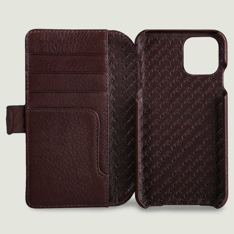 iPhone 11 Pro Wallet Leather Case with magnetic closure - Vaja