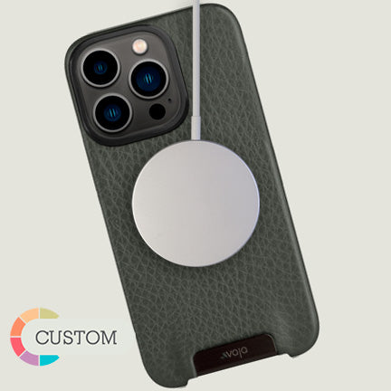 Custom Grip iPhone 13 Pro Max MagSafe leather case - Vaja