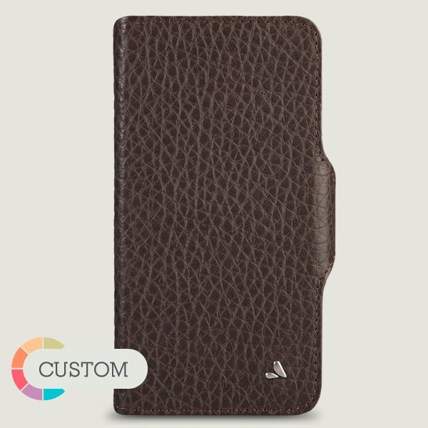 Custom Folio iPhone Xr Leather Case - Vaja