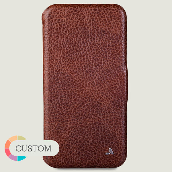 Custom Folio iPhone Xs Max Leather Case - Vaja