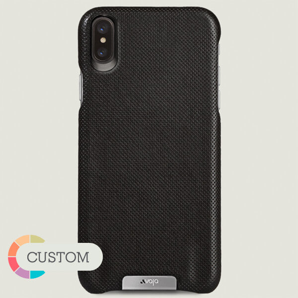 Custom Grip iPhone Xs Max Leather Case - Vaja