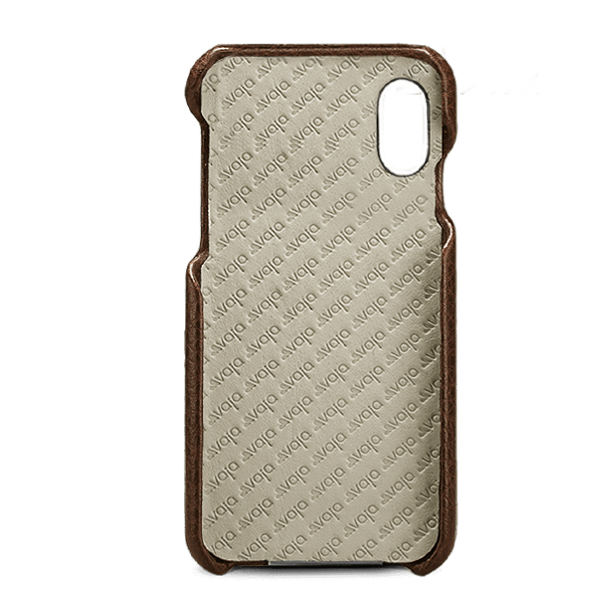 Grip iPhone X / iPhone Xs Leather Case - Vaja