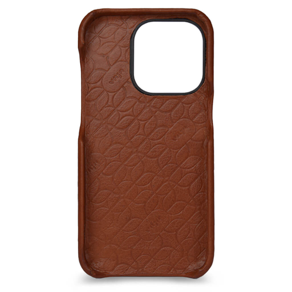 Grip iPhone 14 Pro Max leather case - Vaja