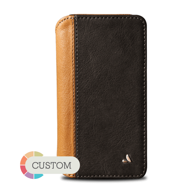 Customizable Wallet LP iPhone X / iPhone Xs Leather case - Vaja
