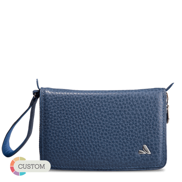 Customizable Leather Lucy Clutch Premium Leather Lady Clutch for iPhone 7 8 4 7