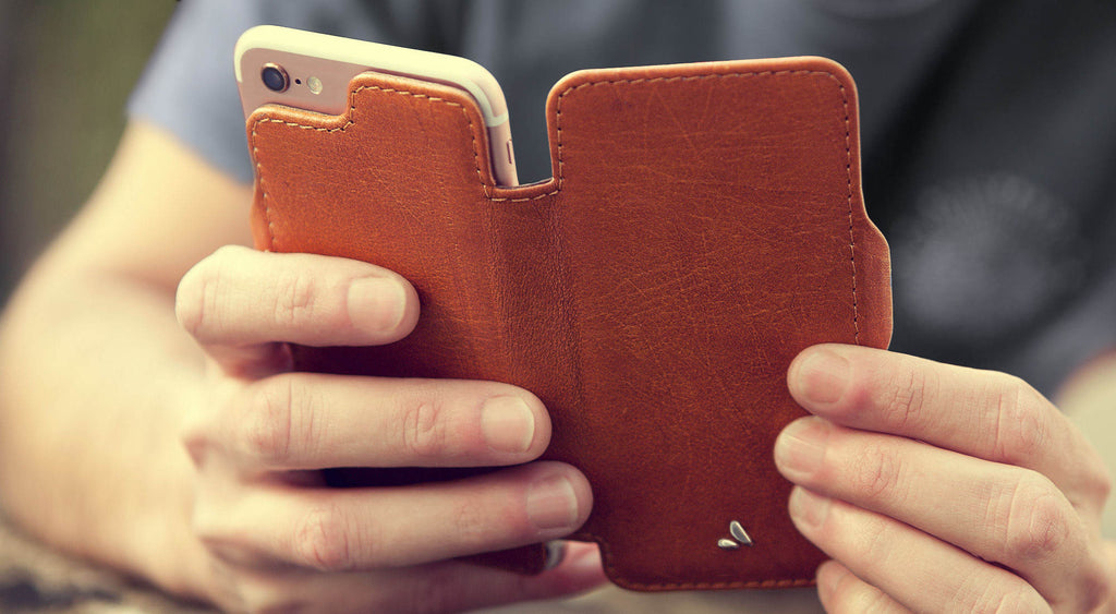 Nuova Pelle - iPhone 7  Leather case - Vaja