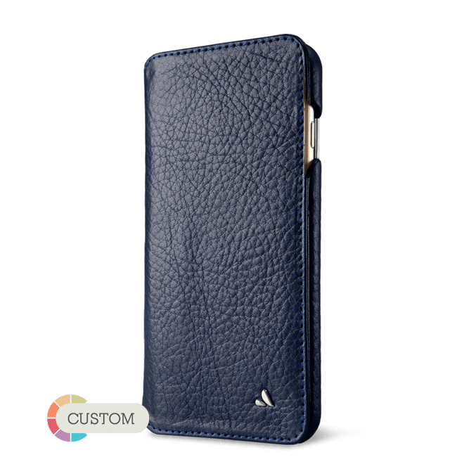 Customizable Wallet Agenda iPhone 8 Plus Leather Case - Vaja
