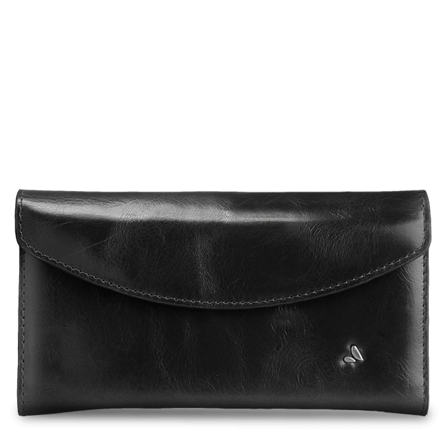 Customizable Classic Leather Lady Wallet - Premium leather Horizontal lady wallet - Vaja