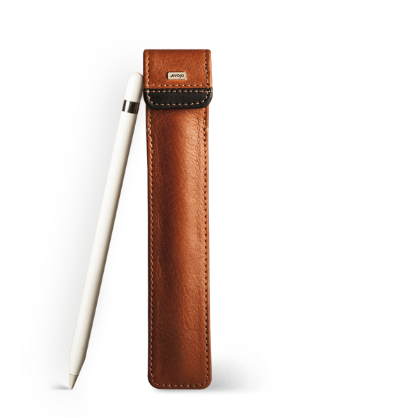 Vaja Stock Leather Case for Apple Pencil - Bridge Saddle Tan