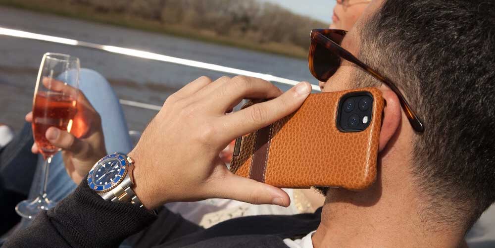 Best Seller - The Sailor Grip iPhone 11 Pro Leather Case