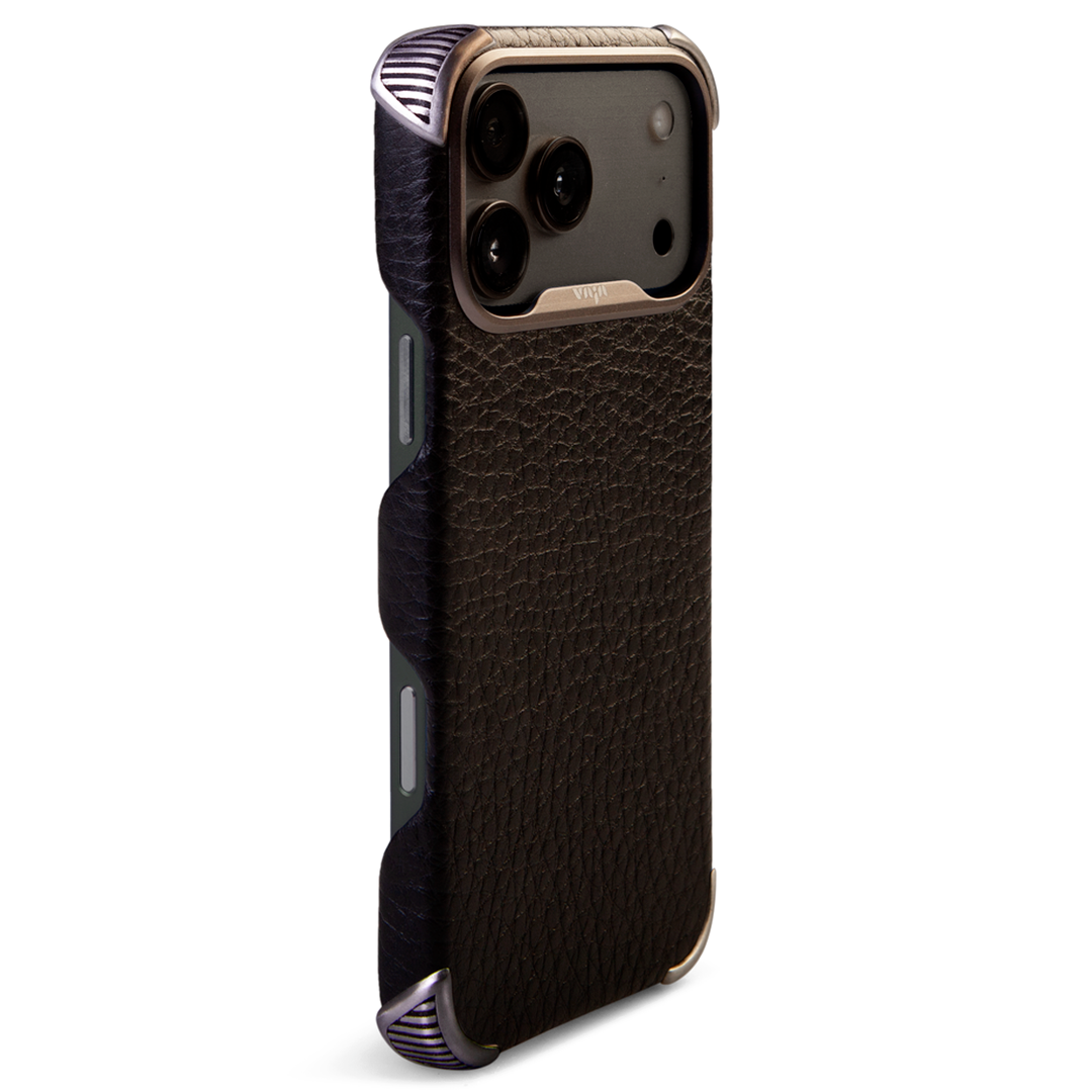 Custom Buckler Grip iPhone 17 Series leather case with Magsafe - Vaja