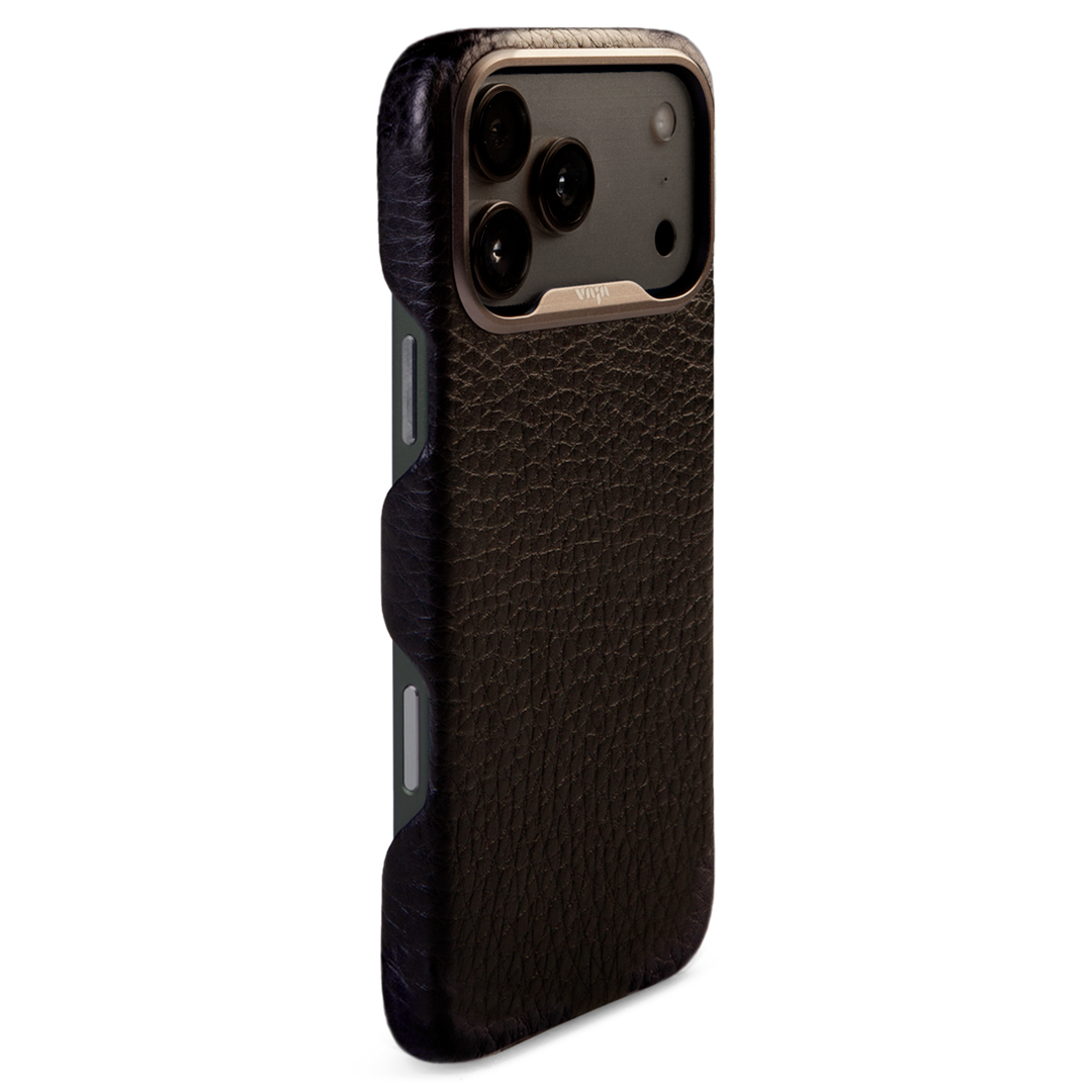 Custom Grip iPhone 17 Series leather case with Magsafe - Vaja