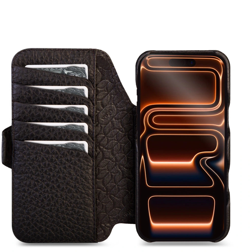 2 in 1 Detachable Wallet leather case for iPhone 17 Air - Vaja