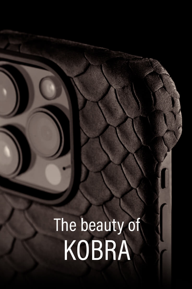 iPhone 15 Leather Cases Kobra Collection