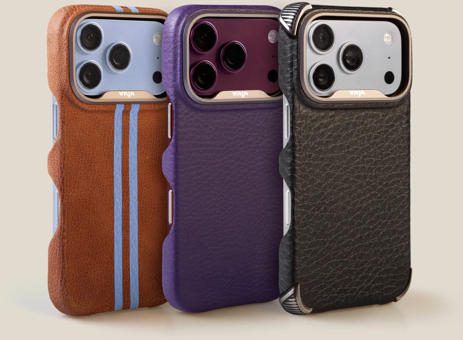 Vaja leather cases for iPhone 18 Pro