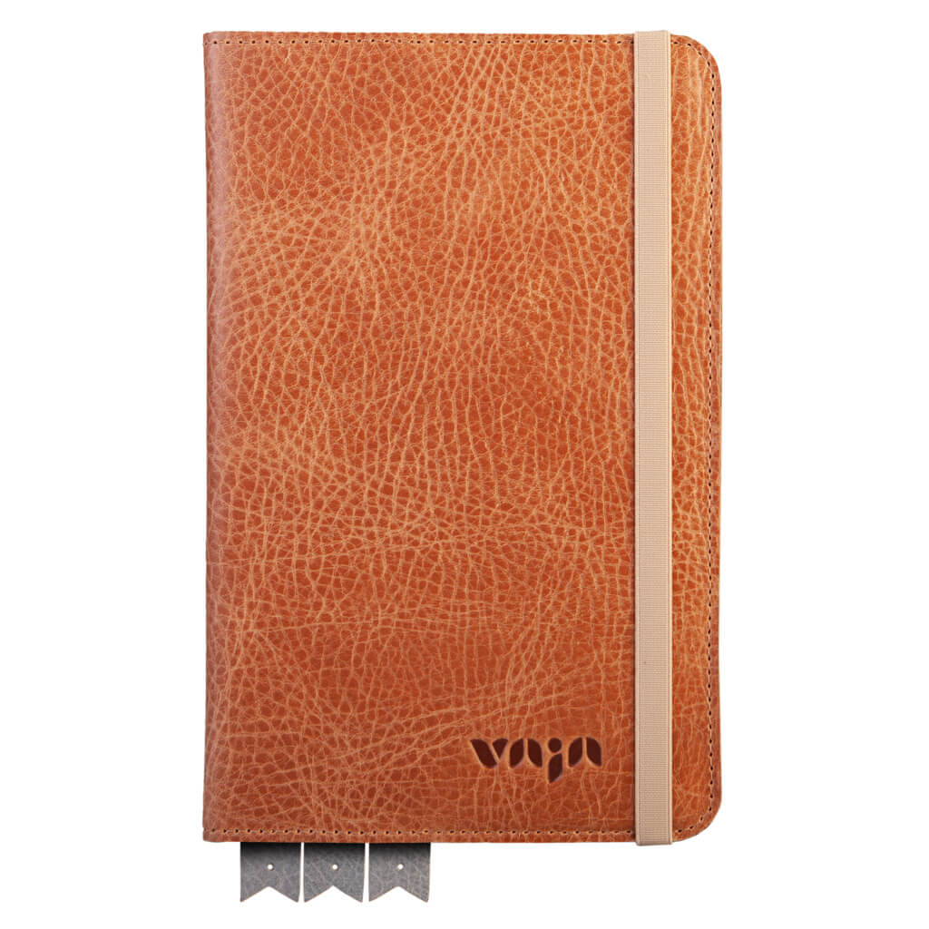 Journal Leather Cover - Large Premium Leather Journal Cover - Pull Up Camel