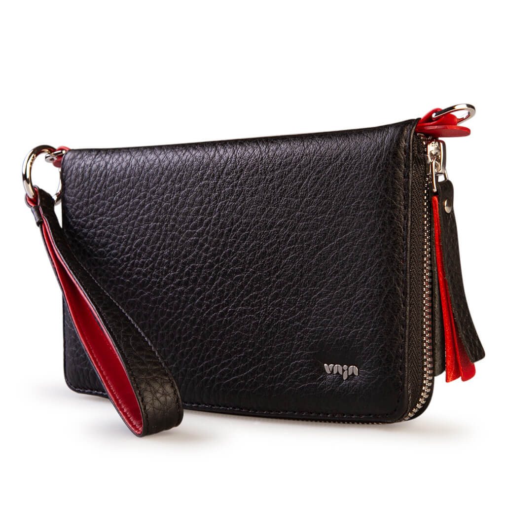 Lucy Plus Leather Clutch - Vaja