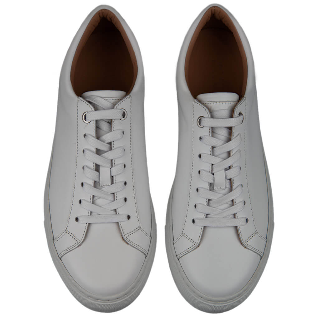 Urban White Leather Sneakers - Vaja