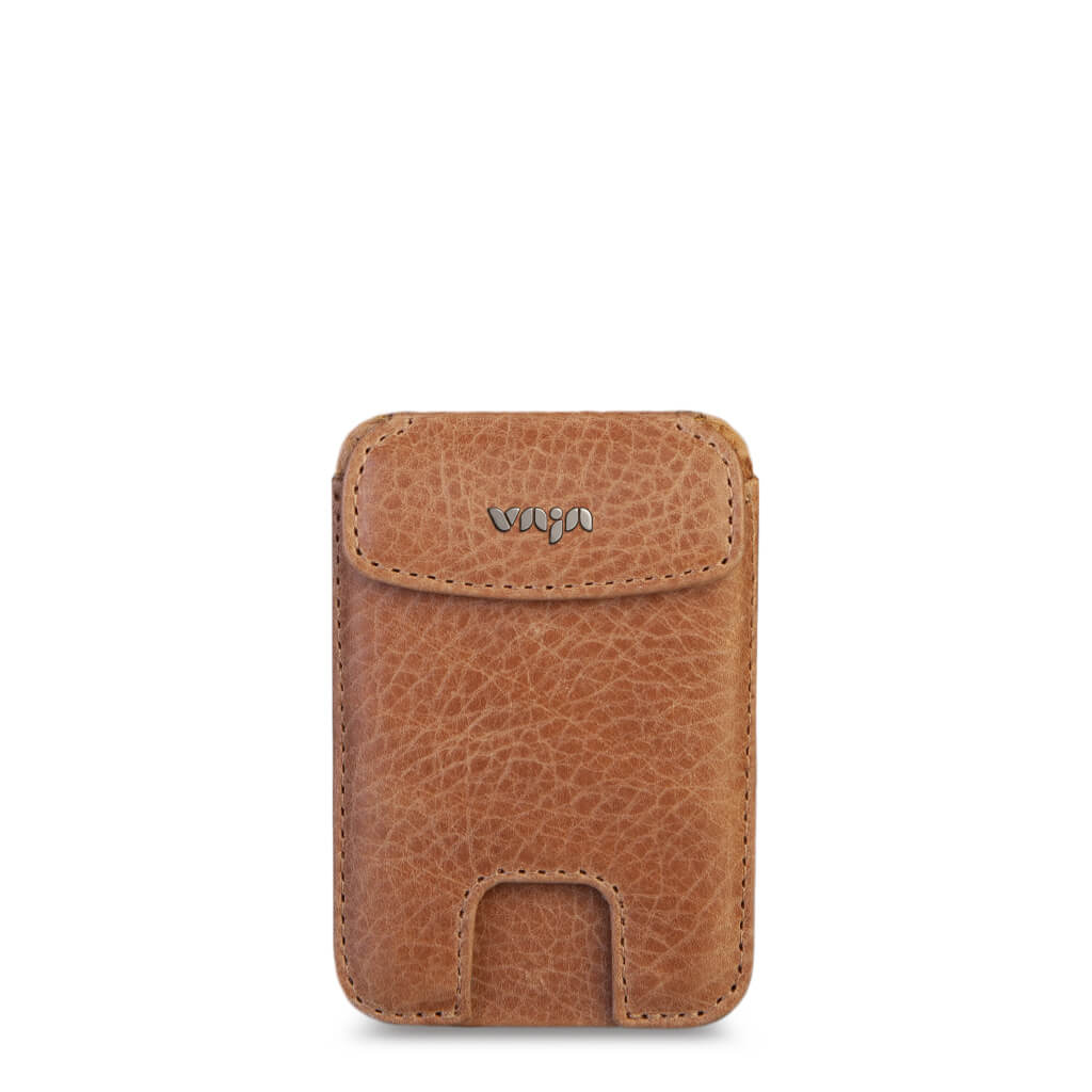V-Mag Mini Wallet - Pull Up Camel