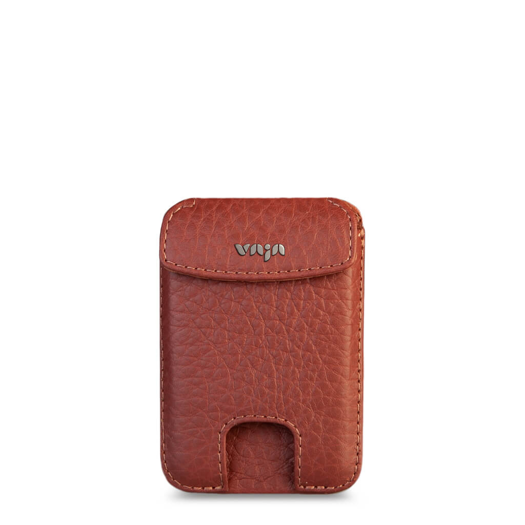 V-Mag Mini Wallet - Floater Saddle Tan