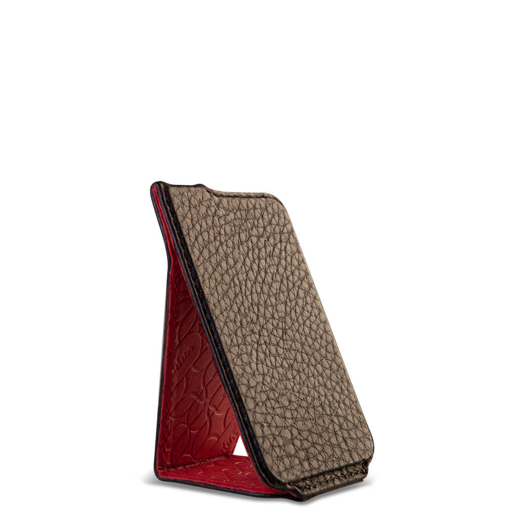 V-Mag Leather Stand for iPhone 15/16 Series - Vaja