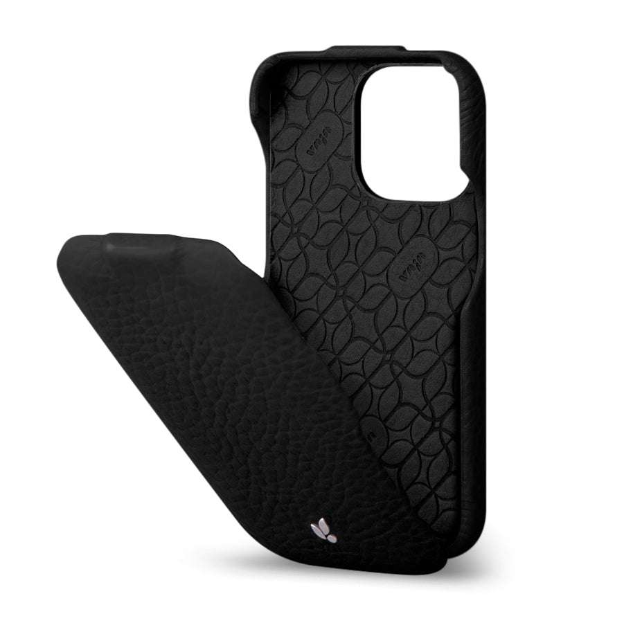 Custom Top iPhone 15 Pro leather case - Vaja