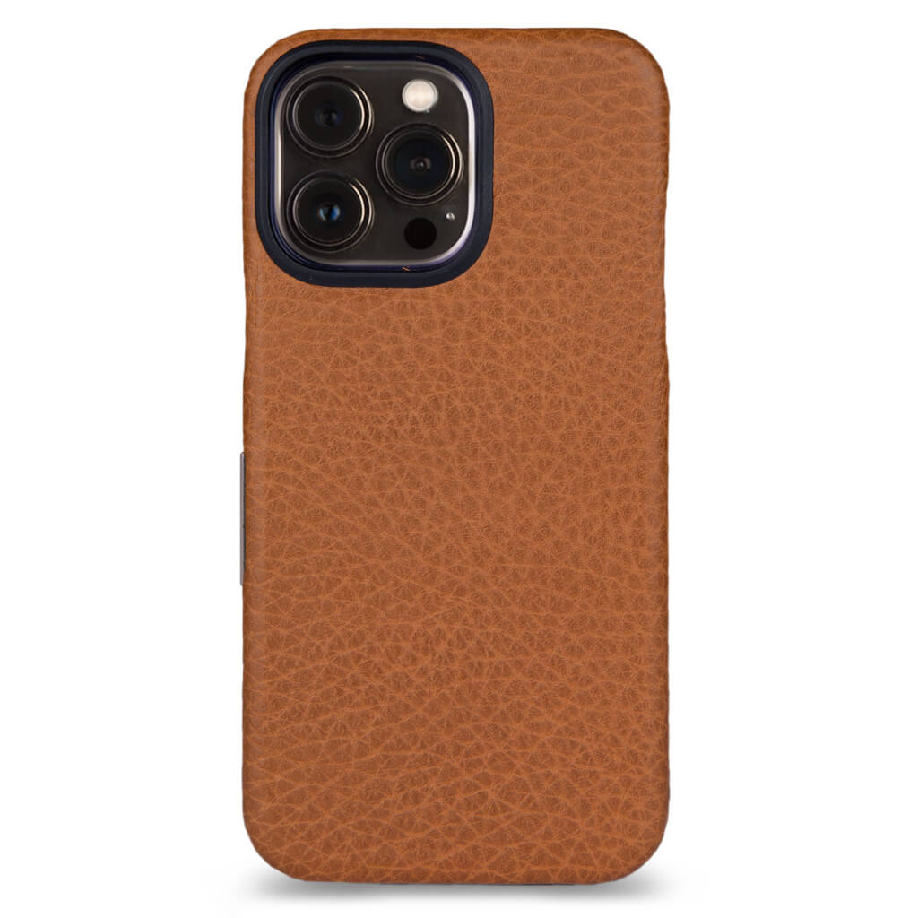 iPhone 12 mini leather case with pull-tab