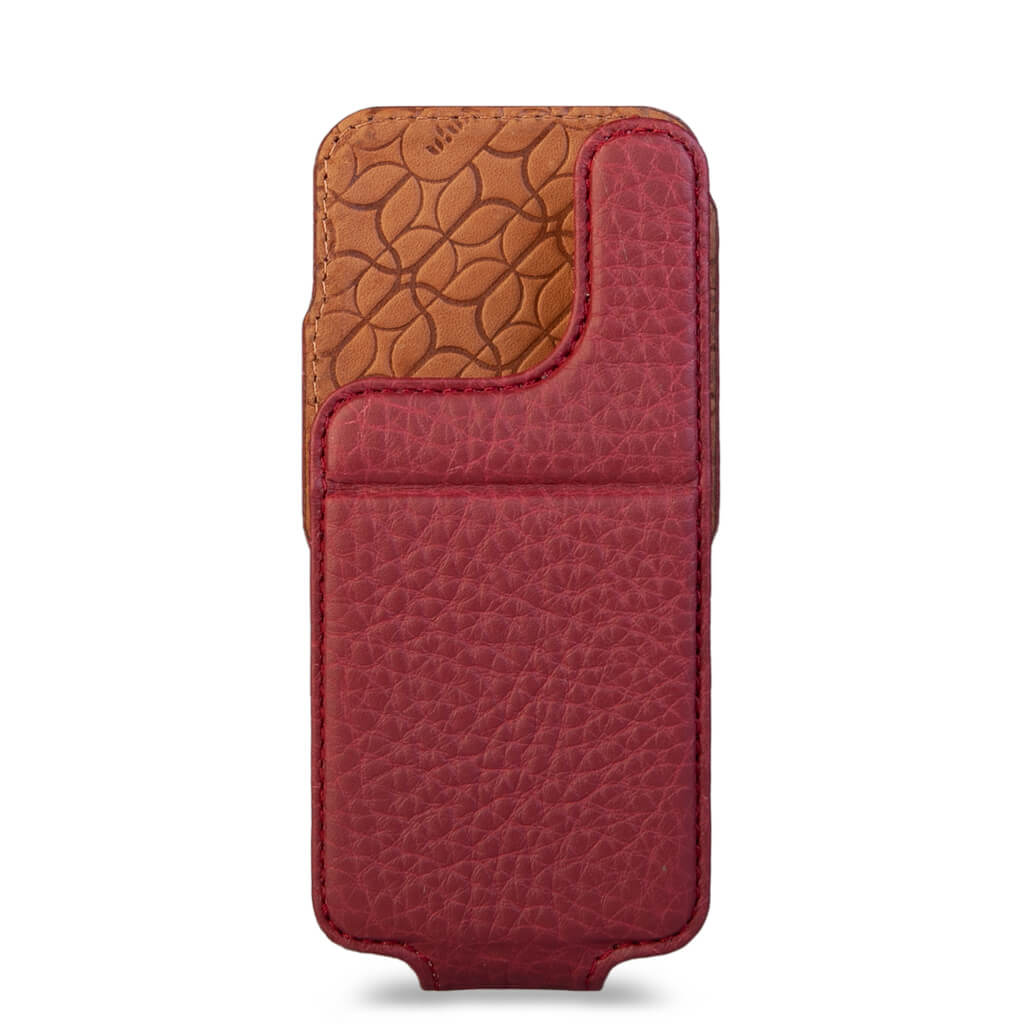 Custodia Portafoglio Vera Pelle Per IPhone 15 Pro - VISOUL Blu Con Custodia Portafoglio Vera Pelle Per IPhone 15 Pro - VISOUL Blu Con