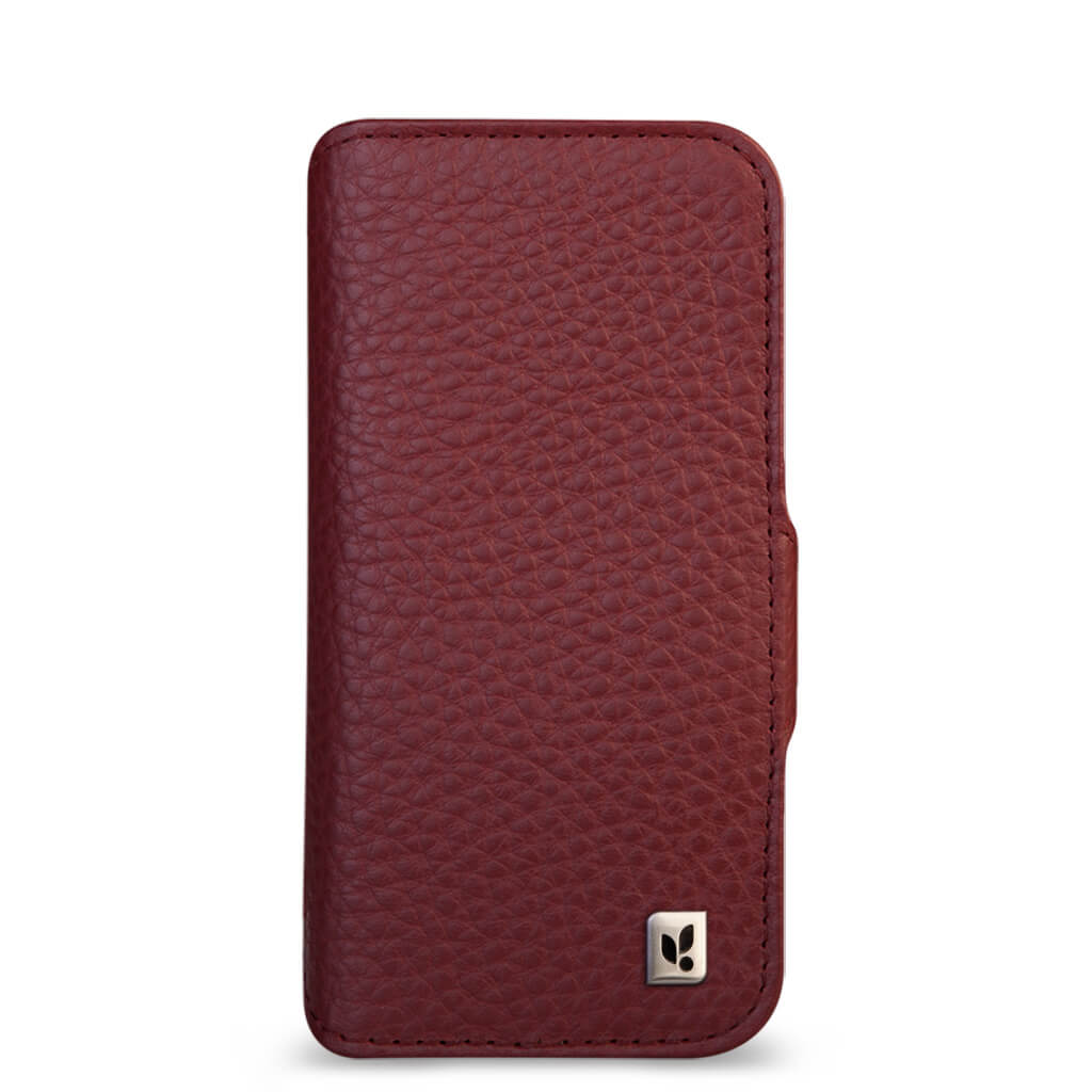 Wallet iPhone 15 Pro leather case - Vaja