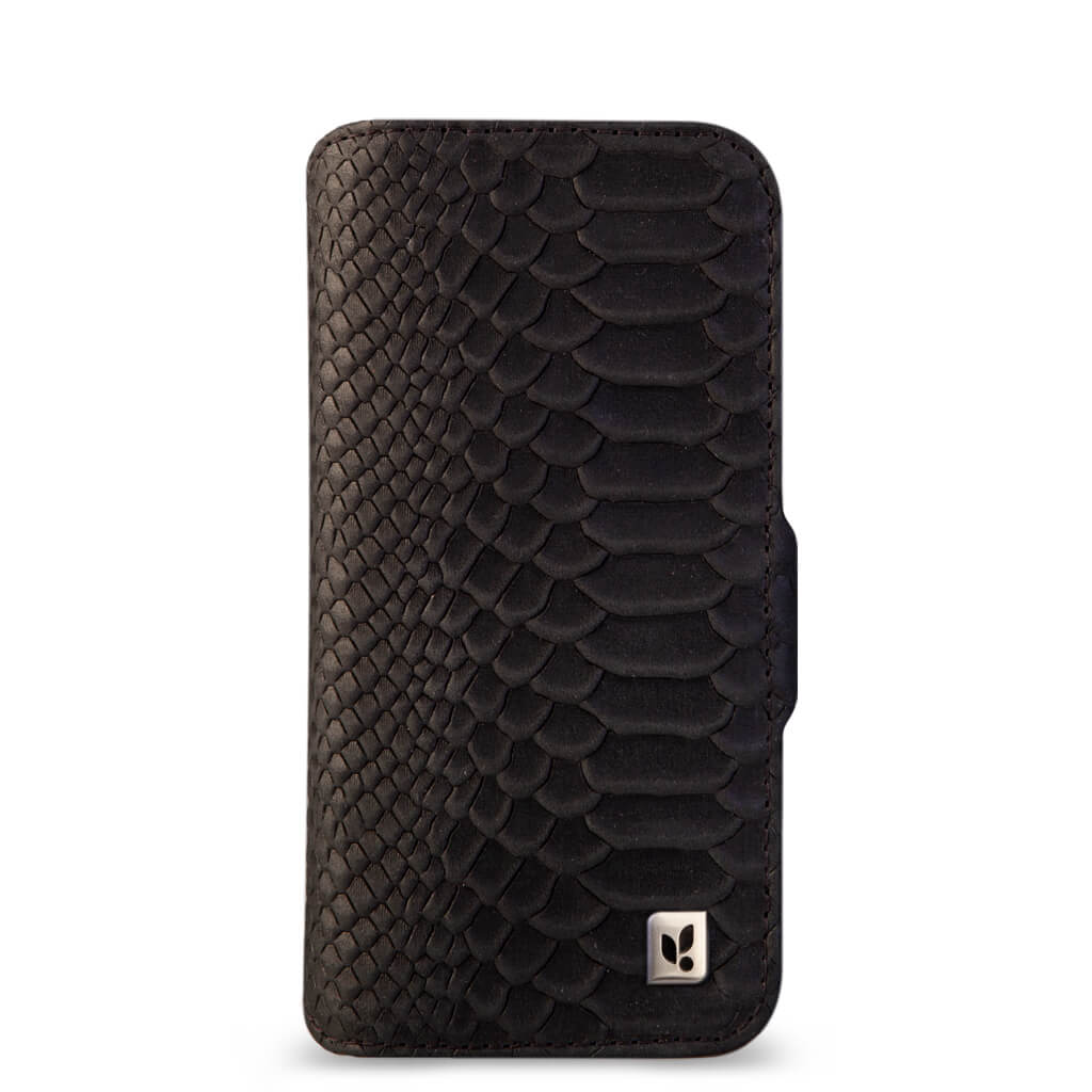 Wallet iPhone 15 Pro leather case - Vaja