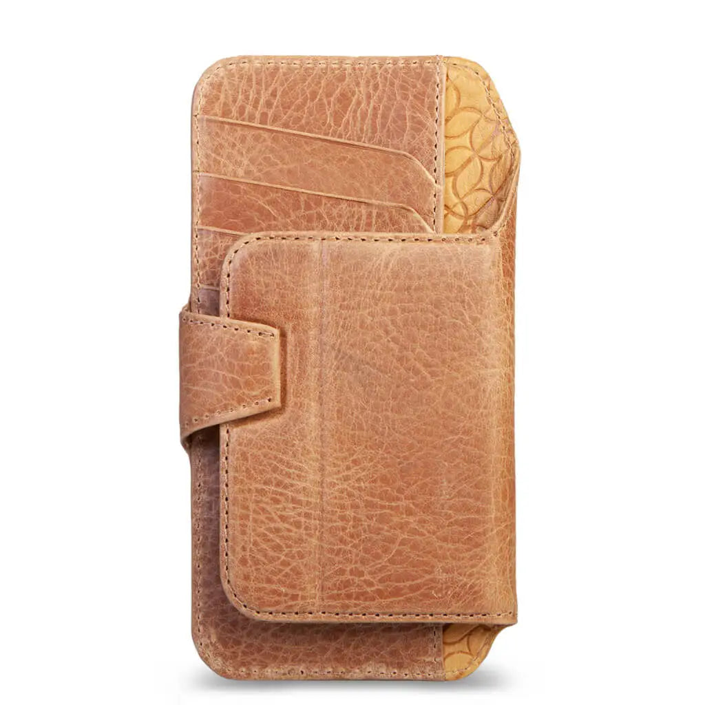 Wallet wrap add-on - iPhone 17 Air V-mag - Pull Up Camel