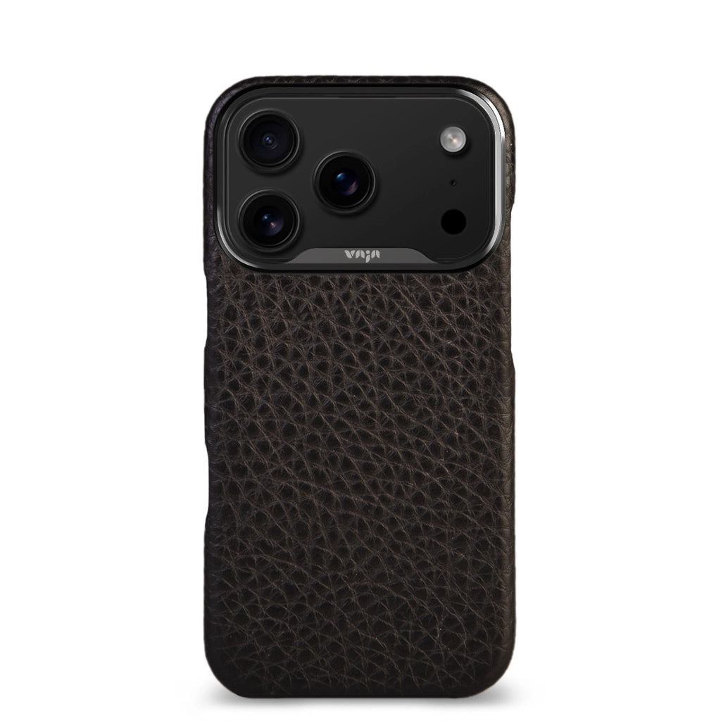 Grip – iPhone 17 Pro leather case V-Magsafe - Floater Black
