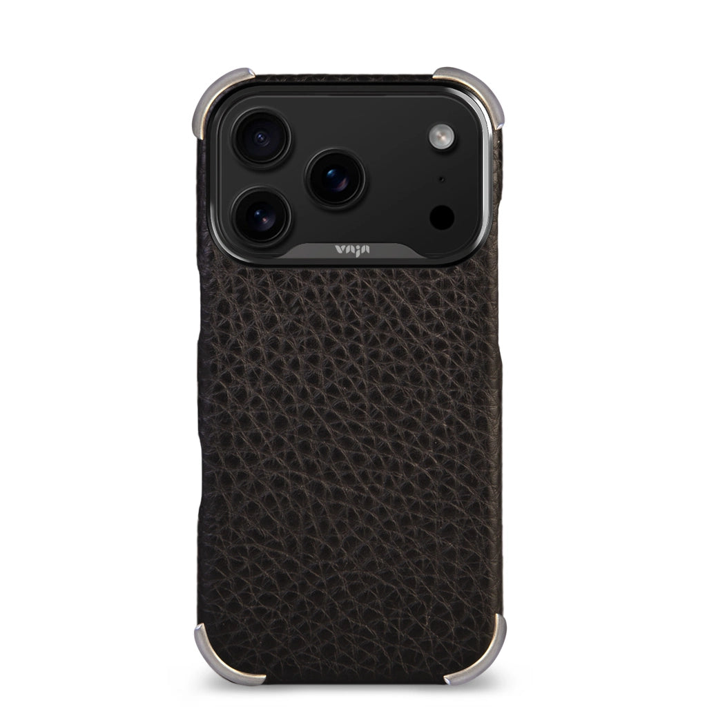 Buckler Grip iPhone 17 Pro leather case with Magsafe - Vaja