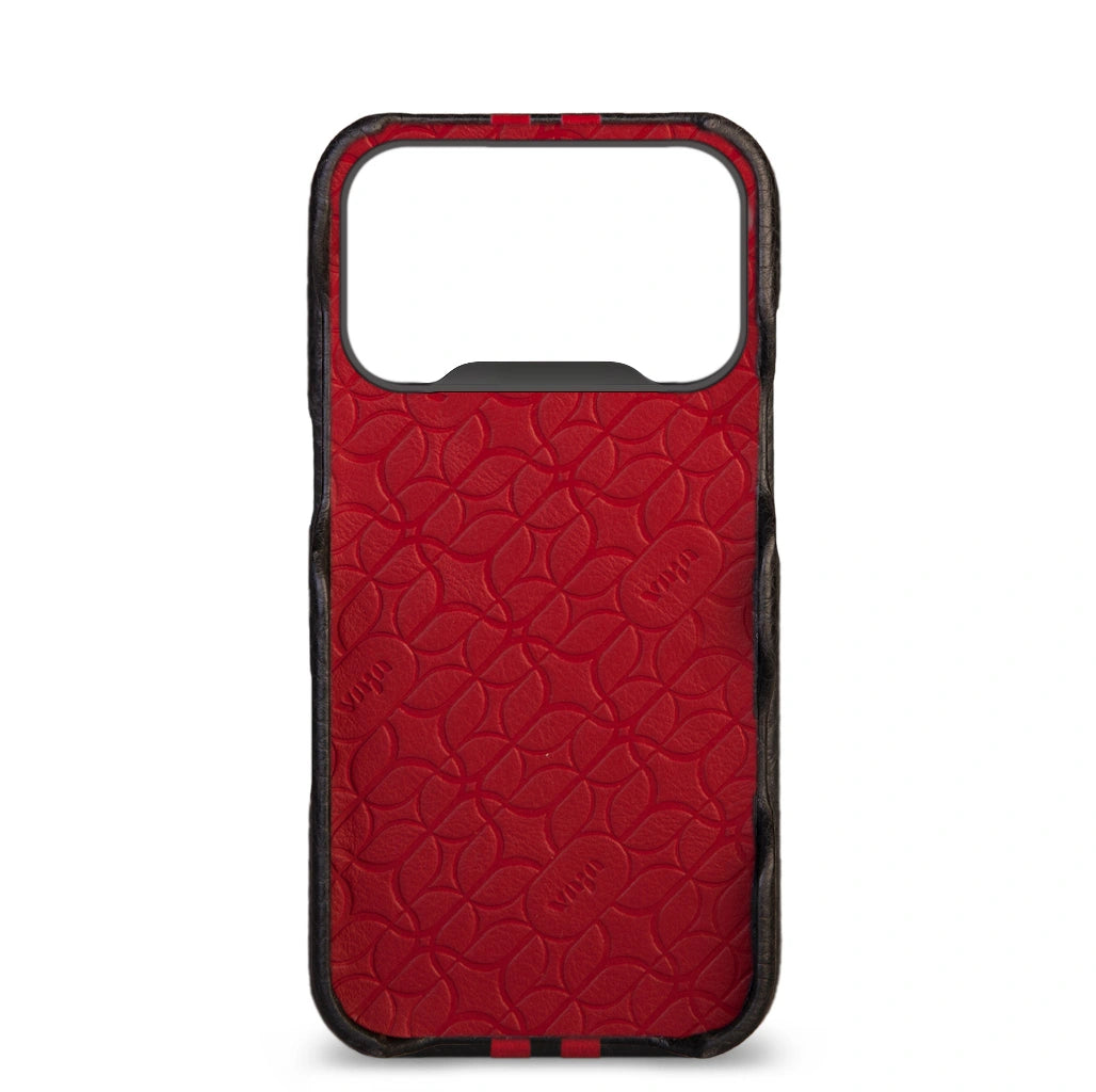 Grip – iPhone 17 Pro leather case V-Magsafe - Vaja