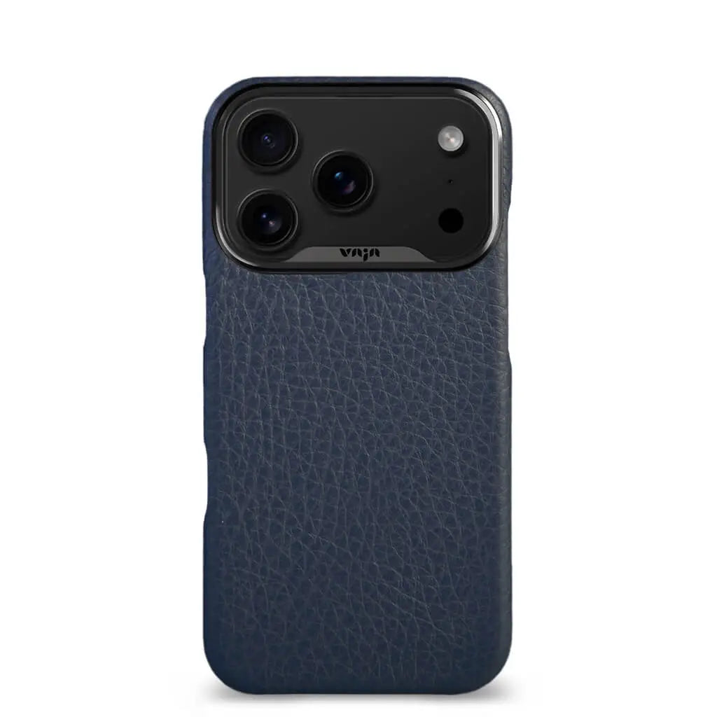 Grip – iPhone 17 Pro leather case V-Magsafe - Floater Indigo