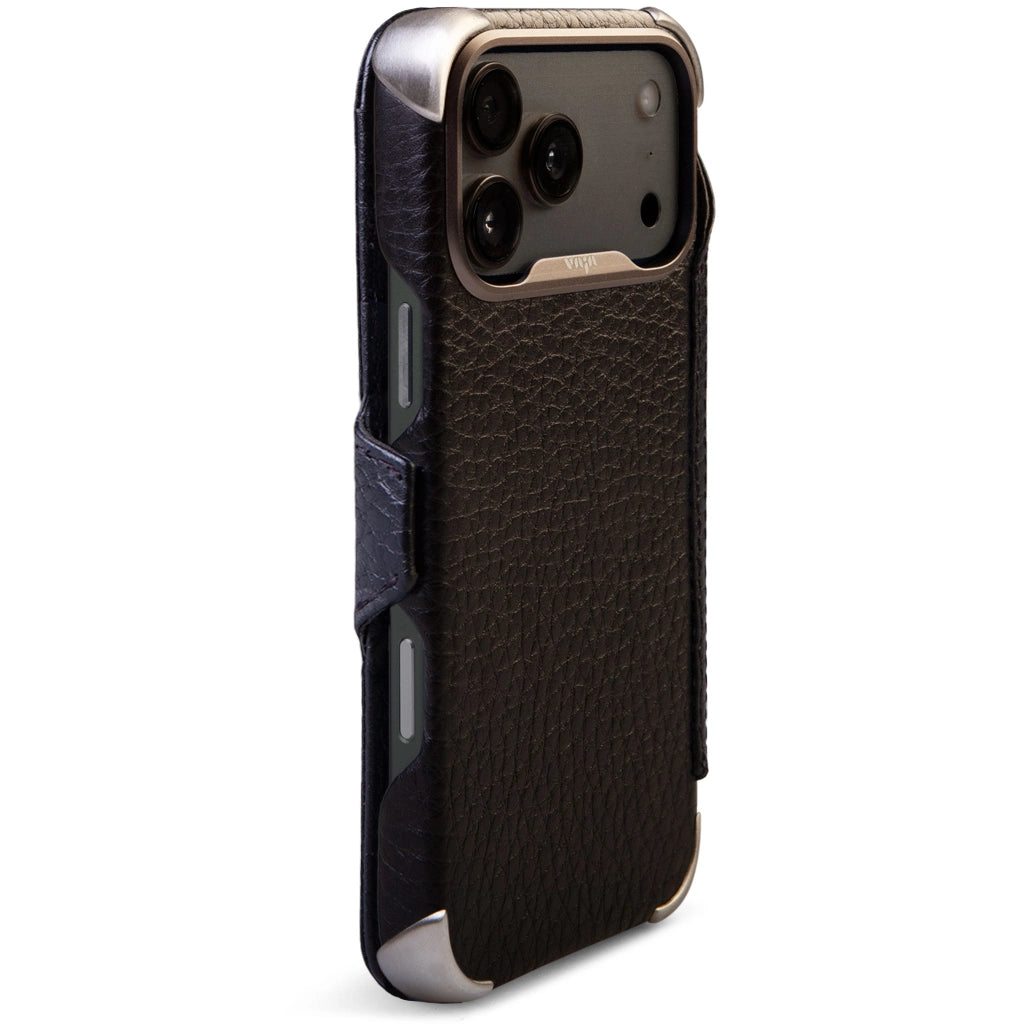 Buckler Wallet – iPhone 17 Pro Max Leather Wallet Case with Magsafe - Vaja