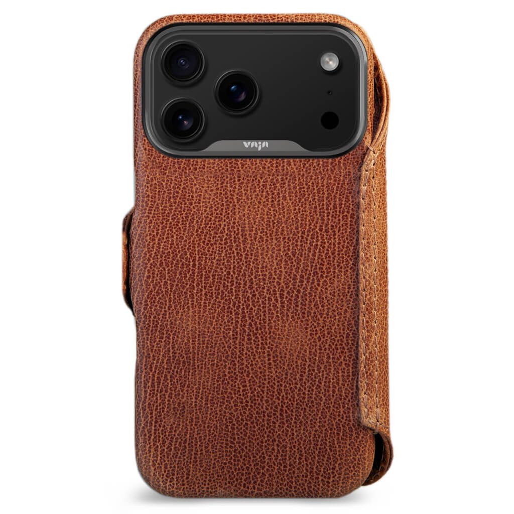 Handcrafted iPhone 17 Pro Max wallet case with RFID-secure card slots Floater Indigo Handcrafted iPhone 17 Pro Max wallet case with RFID-secure card slots Floater Indigo