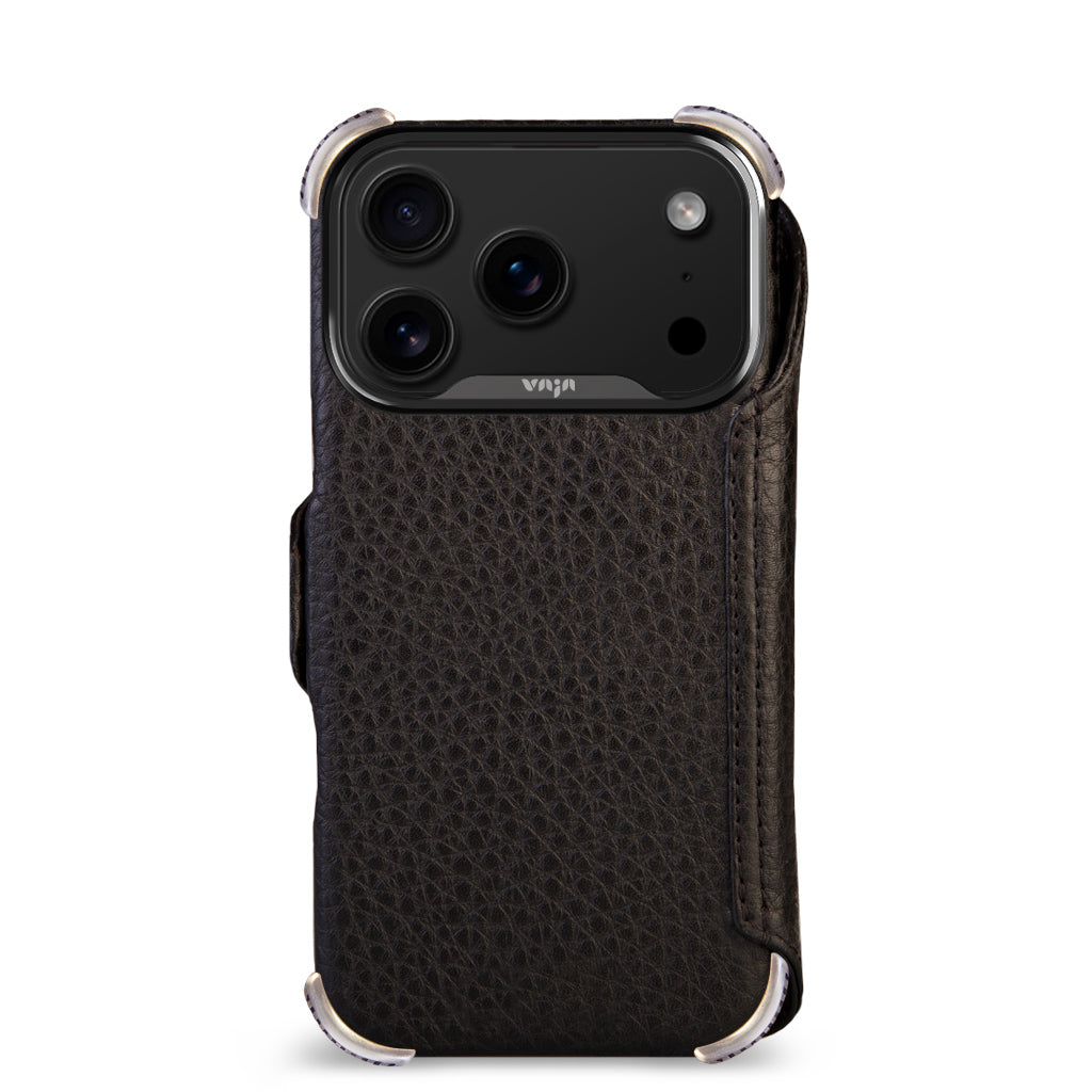 Buckler Wallet – iPhone 17 Pro Leather Wallet Case with MagSafe