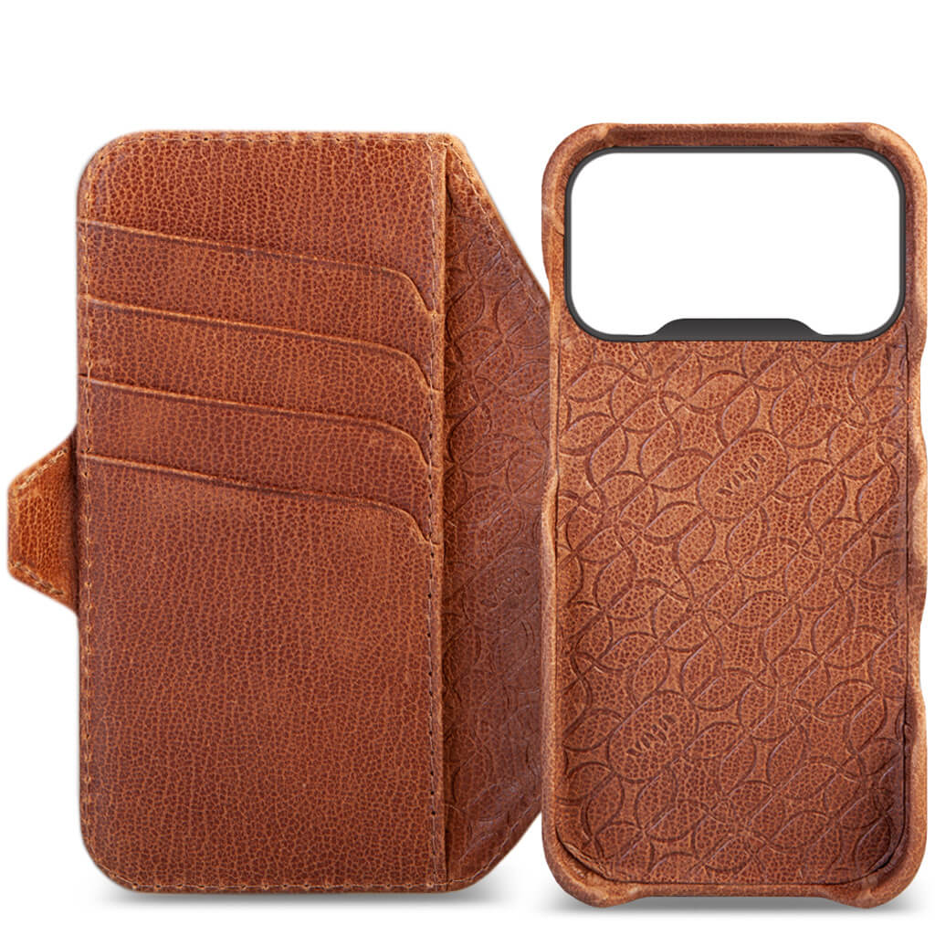 Wallet – iPhone 17 Pro leather case V-Magsafe
