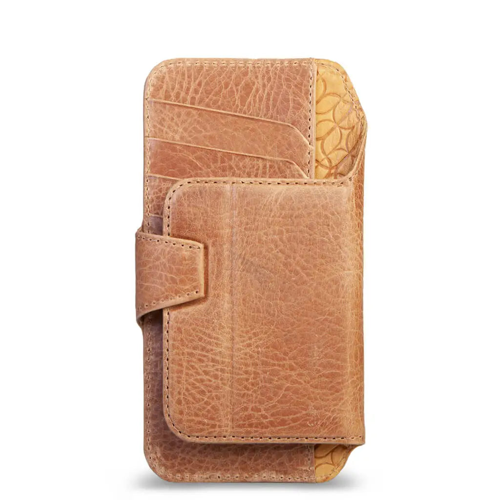 Wallet wrap add-on - iPhone 17 Pro V-mag - Pull Up Camel