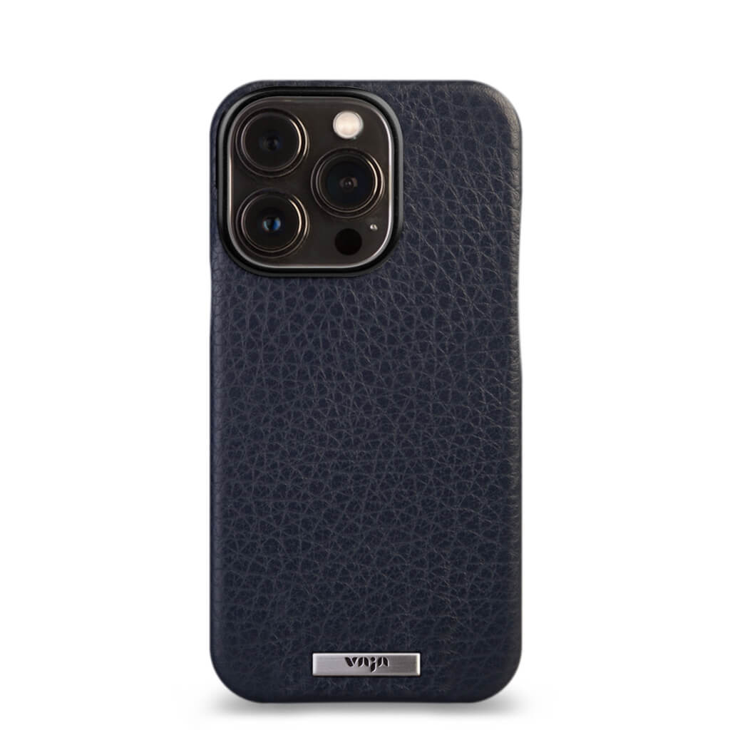 Grip iPhone 15 Pro leather case - Vaja