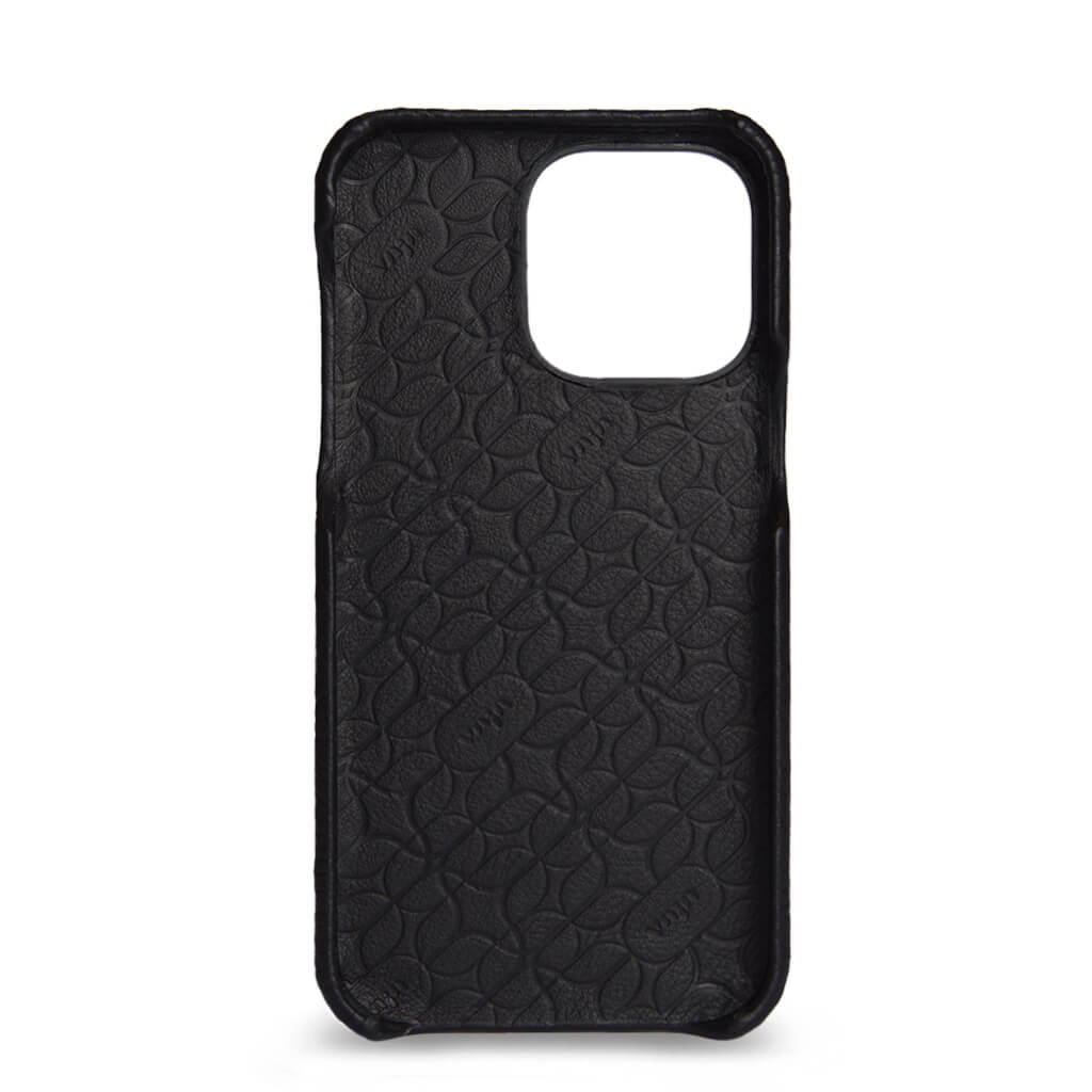 Grip iPhone 15 Pro leather case - Vaja